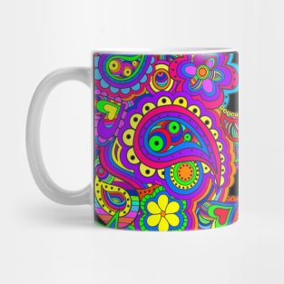 Psychedelic Hippie Design Mug